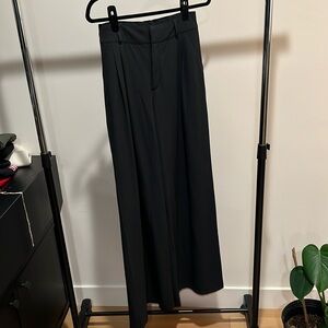 ALO YOGA High Waist Dreamscape Trouser Long (33” inseam” size small black